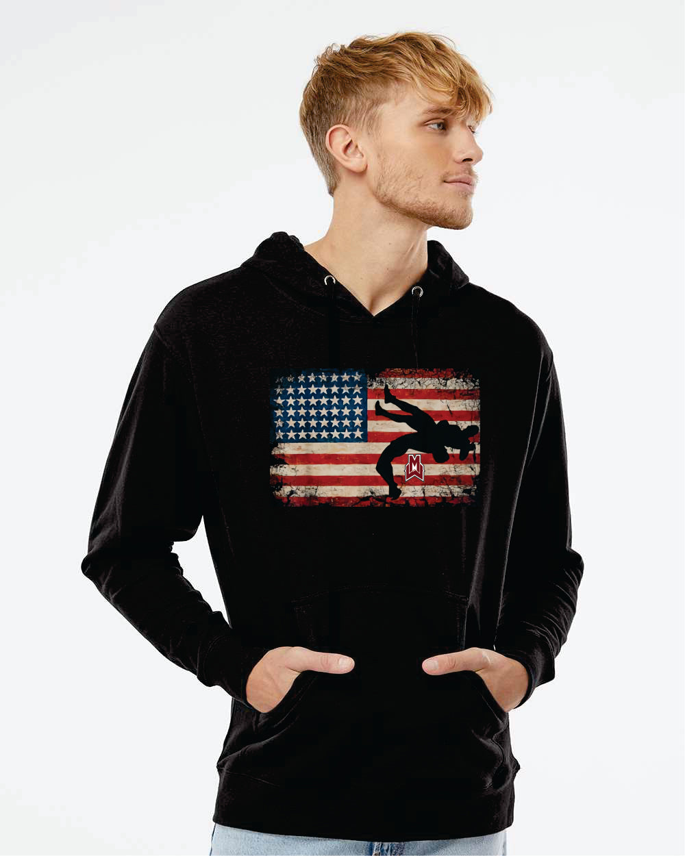 American Pioneer T-shirt, LS, Hoodie