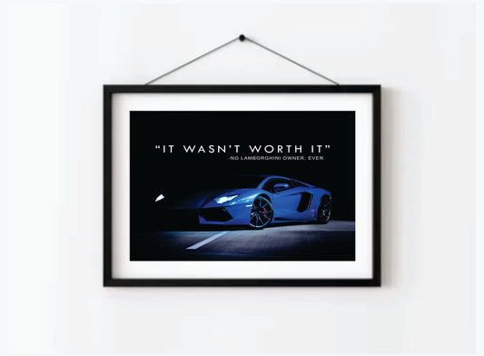 Worth it Print