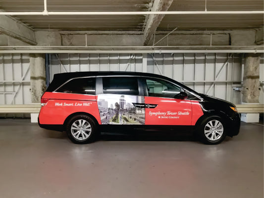 Economy Printed Partial Vehicle Wrapping