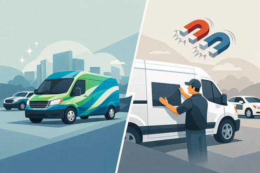 Fleet Wraps Versus Vehicle Magnets for Your Team