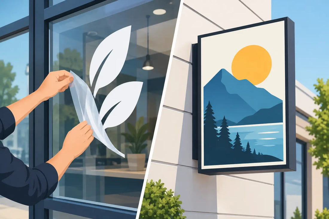 Vinyl Lettering Versus Printed Signs: Which Fits?