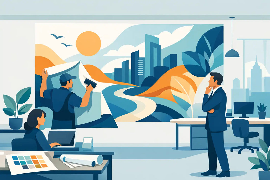 Custom Wall Murals That Make Your Space Work