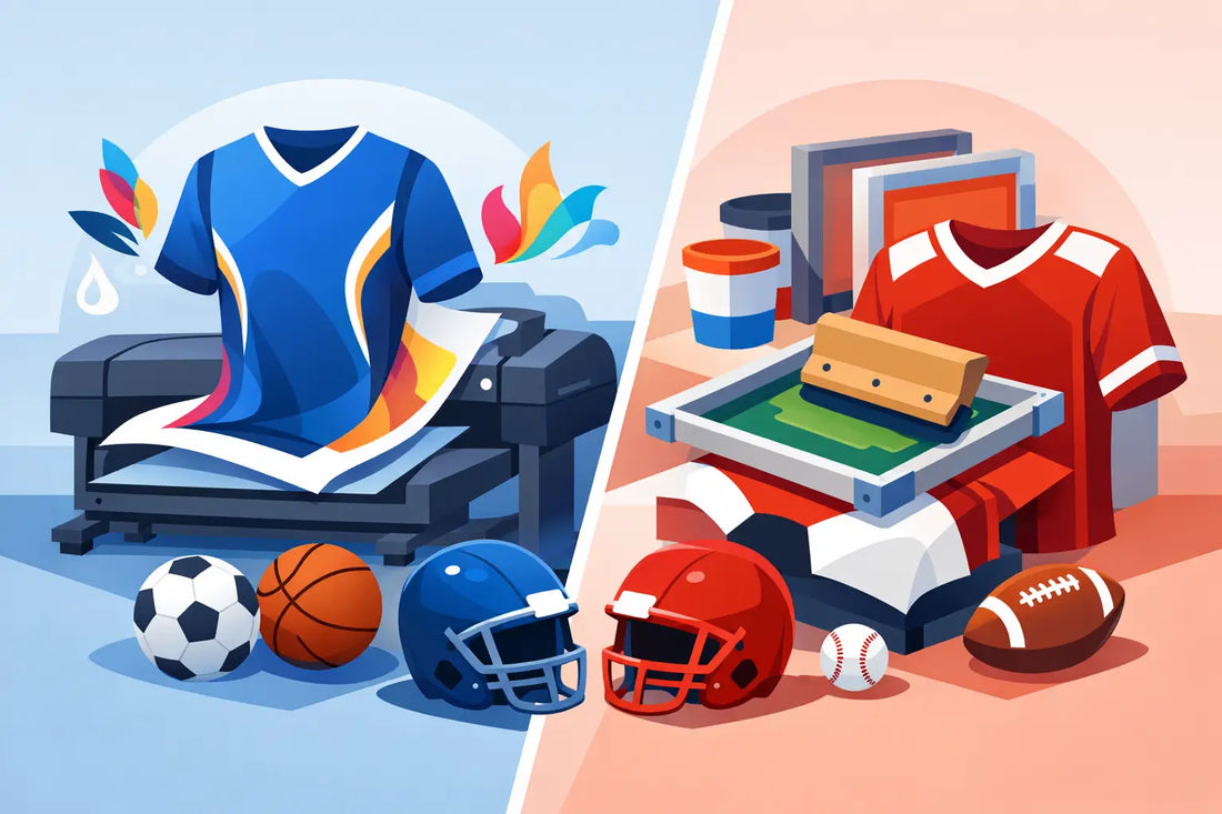 Dye Sublimation Versus Screenprint for Teams