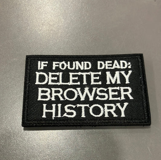Delete browser history patch