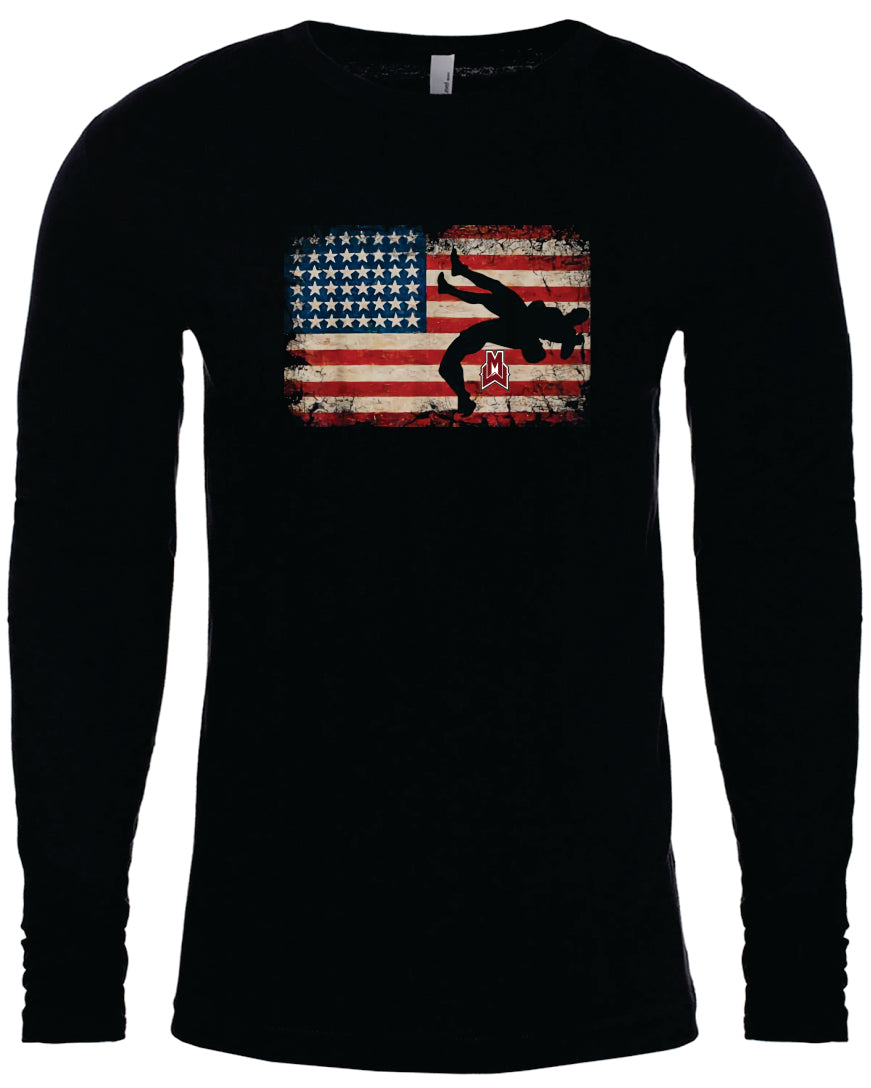 American Pioneer T-shirt, LS, Hoodie