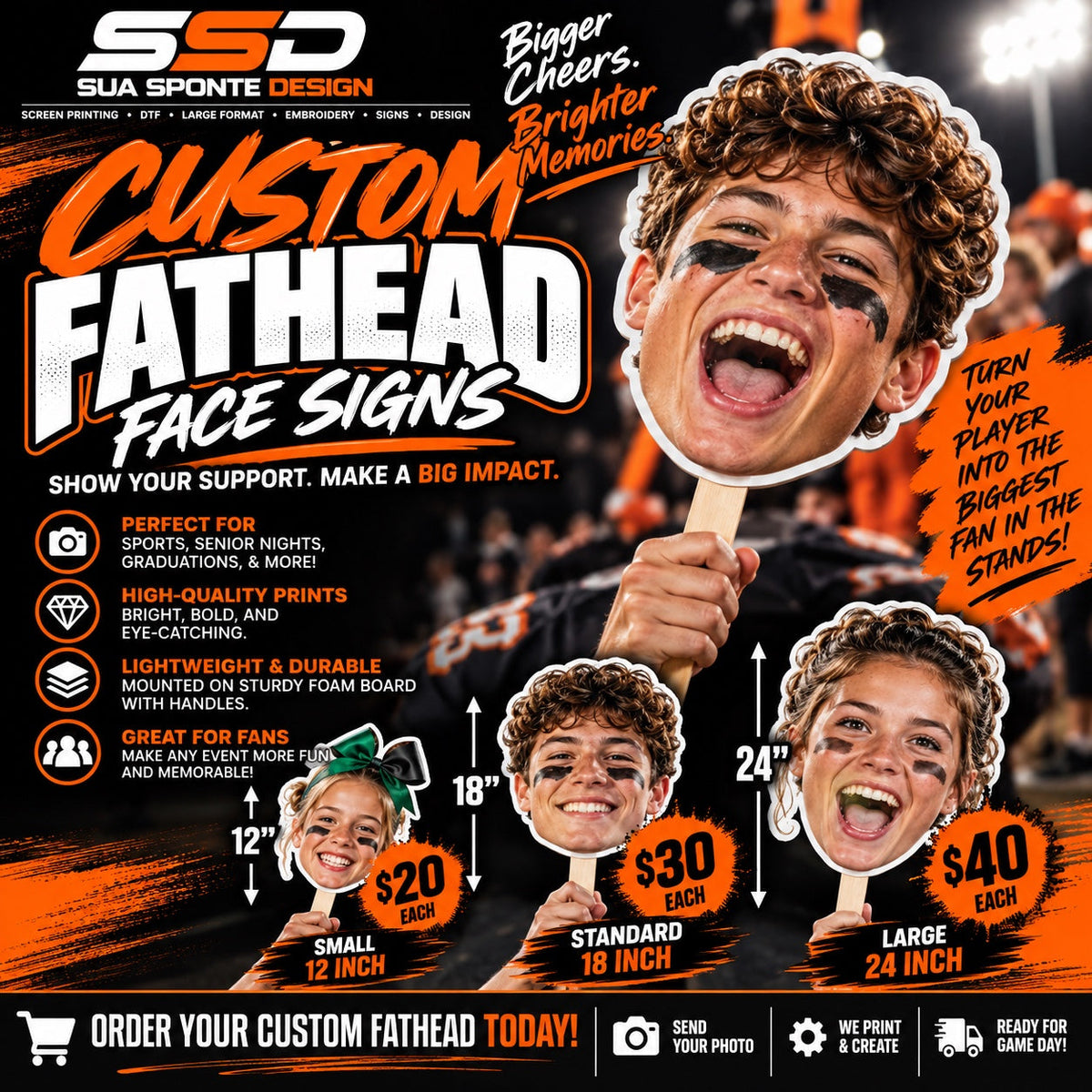 Original custom fatheads product image supplied by Sua Sponte Design