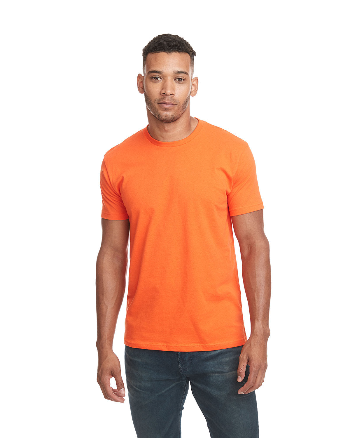 Classic Orange 100% Cotton Next Level T-shirt 