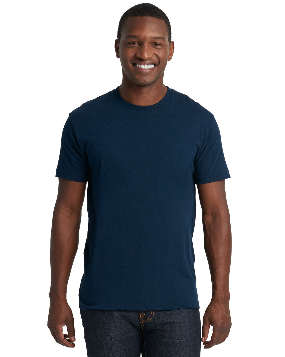 Midnight Navy 100% Cotton Next Level T-shirt 