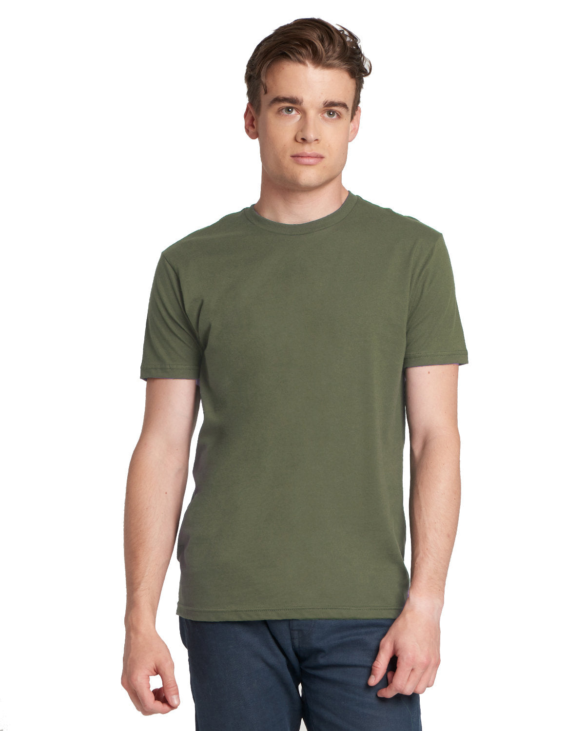 Military Green 100% Cotton Next Level T-shirt 