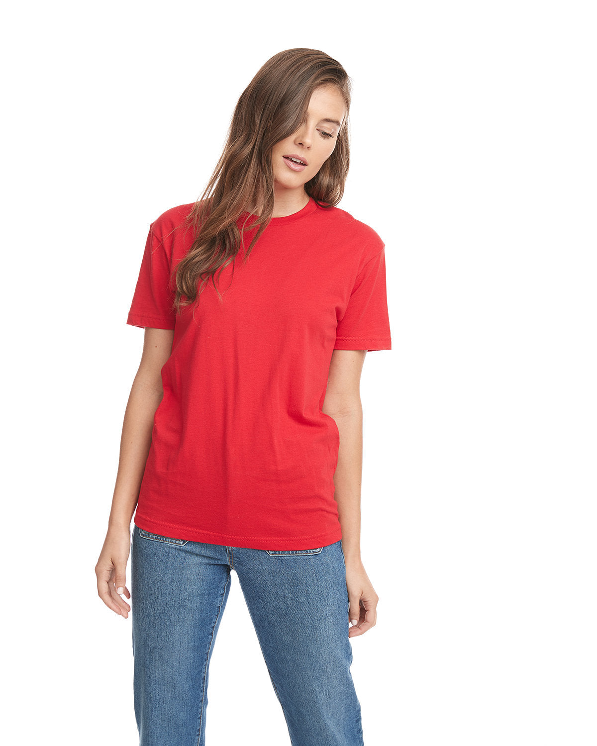 Red 100% Cotton Next Level T-shirt 